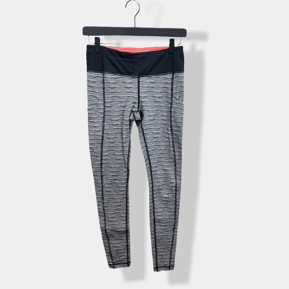 LULULEMON Speed Tight II Textured Wave Black Silver‎ Spoon